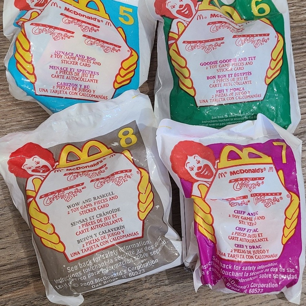 McDonald's Crazy Bones Toys